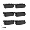 Compatible Lexmark T520 T522 Black -Toner 6 Pack (12A6735)