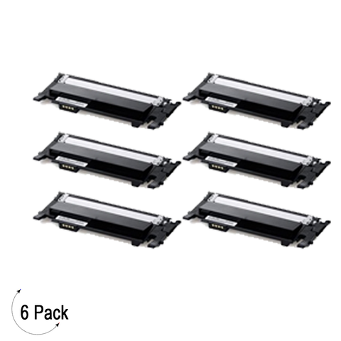 Compatible Samsung CLT K406S Black -Toner 6 Pack  (CLT-K406S)