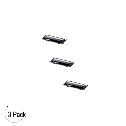 Compatible Samsung CLT K406S Black -Toner 3 Pack  (CLT-K406S)