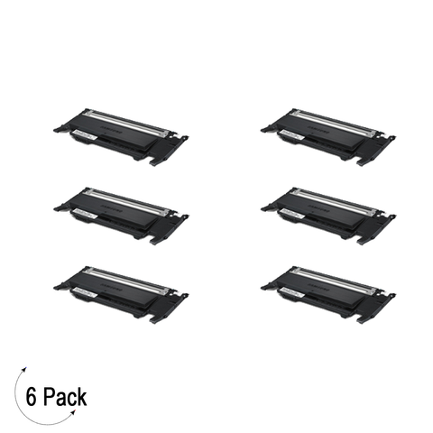 Compatible Samsung CLT K407S Black -Toner 6 Pack  (CLT-K407S)