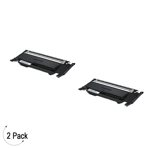 Compatible Samsung CLT K407S Black -Toner 2 Pack  (CLT-K407S)