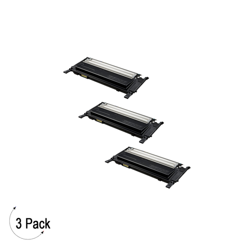 Compatible Samsung CLT K409S Black -Toner 3 Pack  (CLT-K409S)