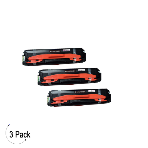 Compatible Samsung CLT K504S Black -Toner 3 Pack  (CLT-K504S)