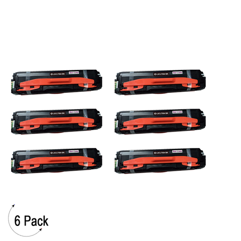 Compatible Samsung CLT K504S Black -Toner 6 Pack  (CLT-K504S)