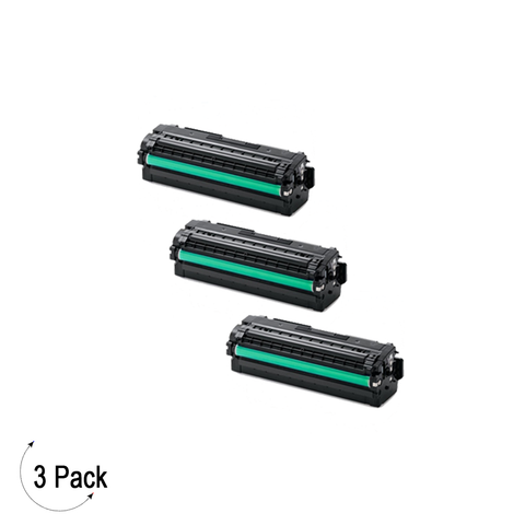 Compatible Samsung CLT K506L Black -Toner 3 Pack  (CLT-K506L)