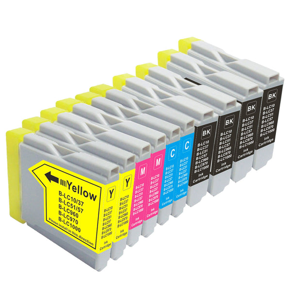 Compatible Brother LC-51 10pk (4BK/2CMY) ink - Buy Direct!