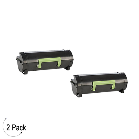 Compatible Lexmark 50F1H00 Black -Toner 2 Pack (50F1H00)