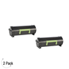 Compatible Lexmark 50F1X00 Black -Toner 2 Pack (50F1X00)