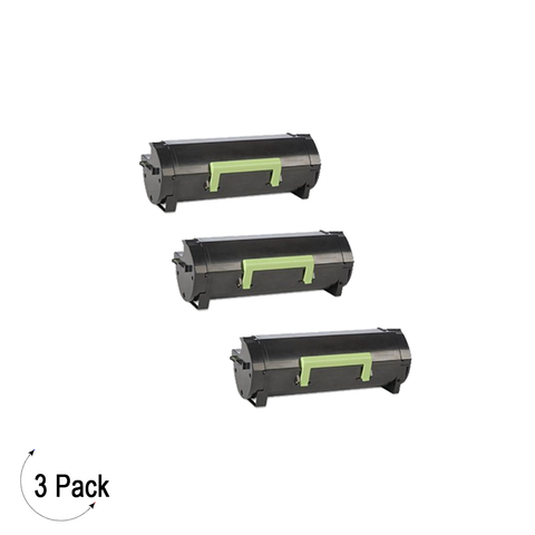 Compatible Lexmark 52D1X01  -Toner 3 Pack (52D1X00)