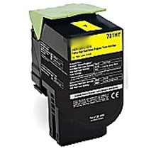 Compatible Lexmark 70C1HY0 Yellow -Toner
