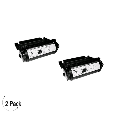 Compatible Lexmark T61X Black -Toner 2 Pack (12A5845)