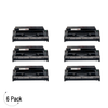 Compatible Lexmark E310 E312 Black -Toner 6 Pack (13T0101)