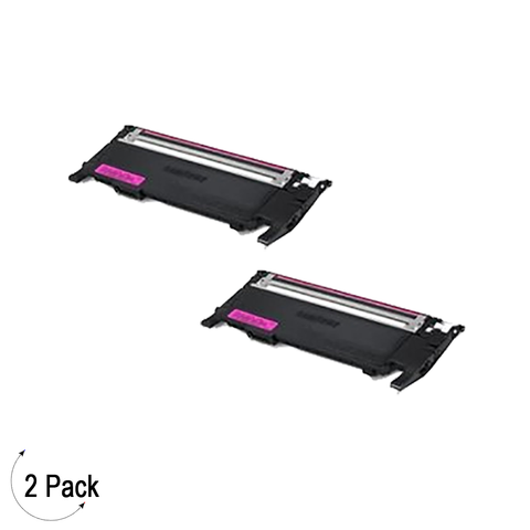 Compatible Samsung CLT M407S Magenta -Toner 2 Pack  (CLT-M407S)