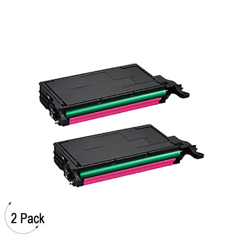 Compatible Samsung CLT M508L Magenta -Toner 2 Pack  (CLT-M508L)