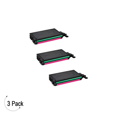 Compatible Samsung CLT M508L Magenta -Toner 3 Pack  (CLT-M508L)