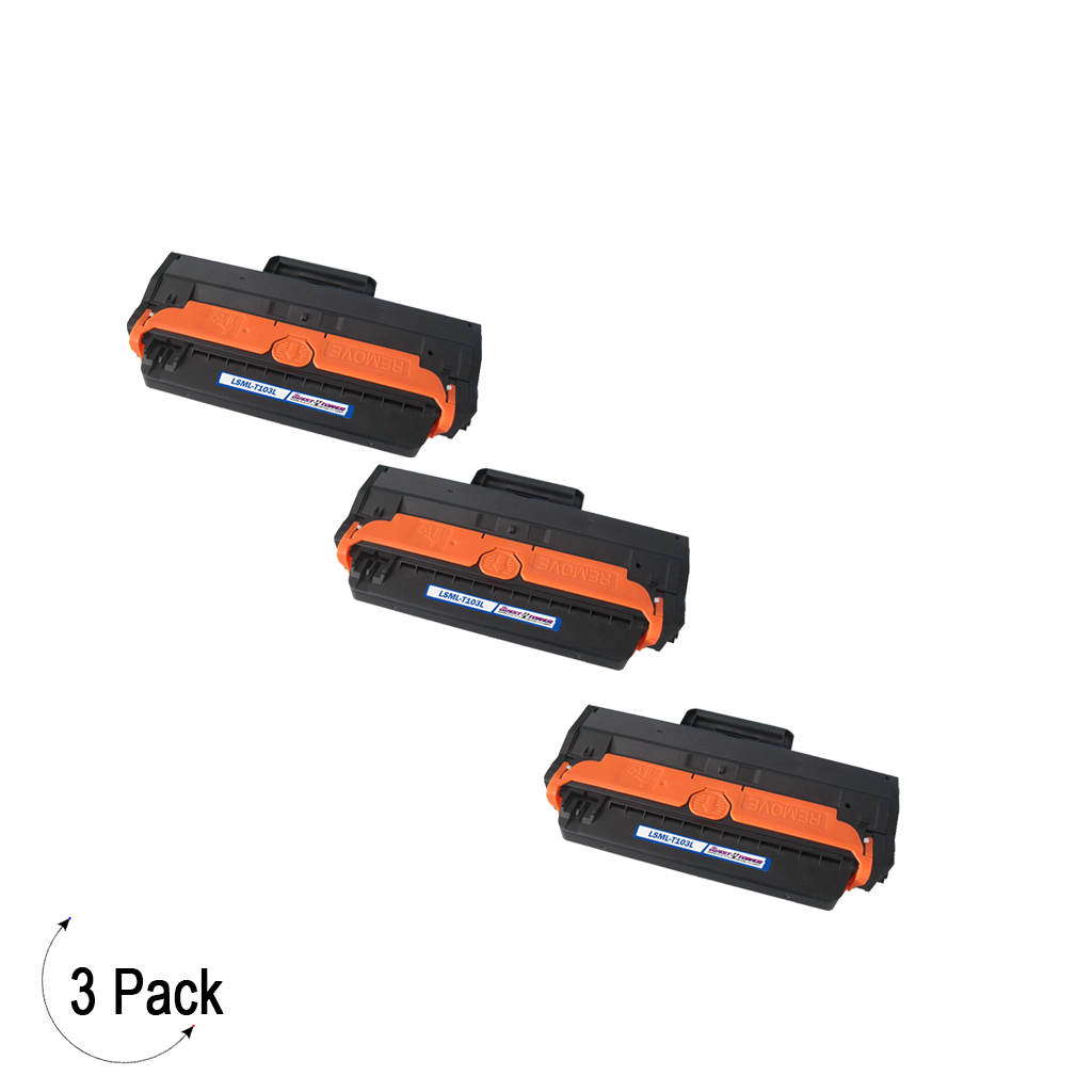 Compatible Samsung MLT D103L Black -Toner 3 Pack (MLT-D103L)