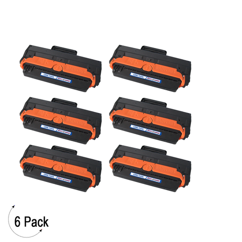 Compatible Samsung MLT D103L Black -Toner 6 Pack (MLT-D103L)