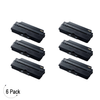 Compatible Samsung MLT D115L Black -Toner 6 Pack (MLT-D115L)