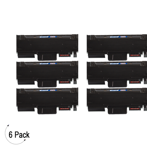 Compatible Samsung MLT D116L Black -Toner 6 Pack (MLT-D116L)