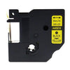 Compatible Dymo 40918 9mm Black On Yellow D1 Label Tape