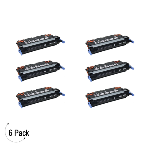 Compatible HP 644A Black -Toner 6 Pack (Q6460A)