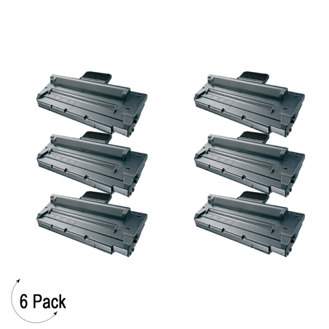 Compatible Samsung SCX 4100D3 Black -Toner 6 Pack  (SCX-4100D3)