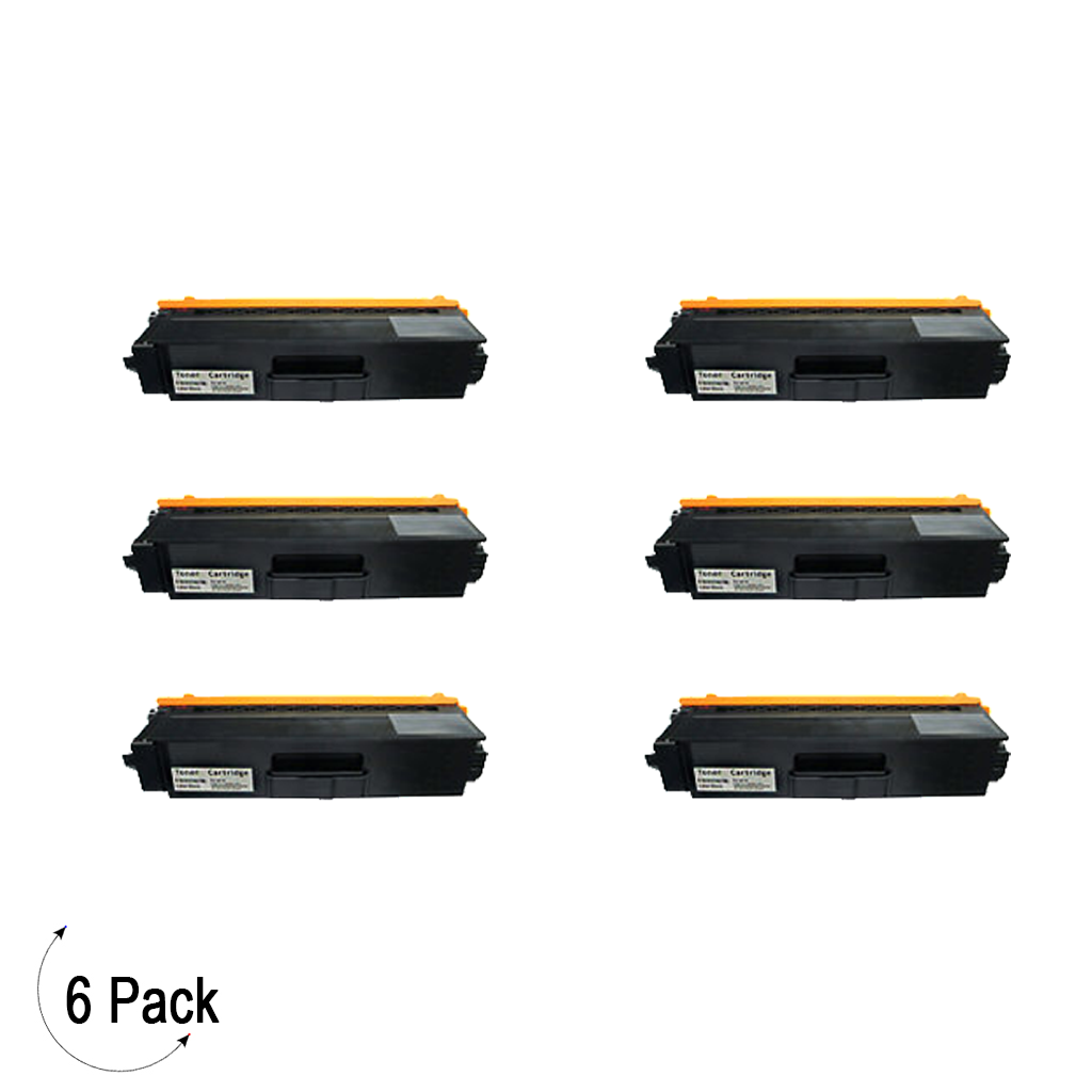 Compatible Brother TN 339 Black Toner 6 Pack