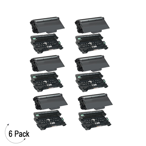 Compatible Brother TN 750 DR 720 Toner & Drum Combo 6 Pack