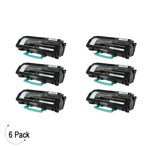 Compatible Lexmark X264 X36X Black -Toner 6 Pack (X264A11G)