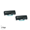 Compatible Lexmark X264 X36X Black -Toner 2 Pack (X264H11G)