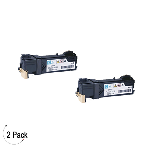 Compatible Xerox 106R01278 Cyan -Toner 2 Pack (106R01278)