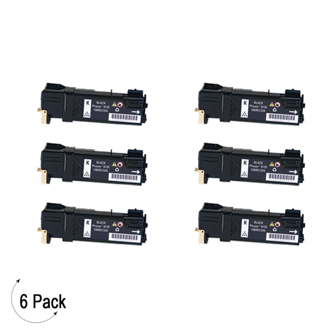 Compatible Xerox 106R01334 Black -Toner 6 Pack (106R01334)