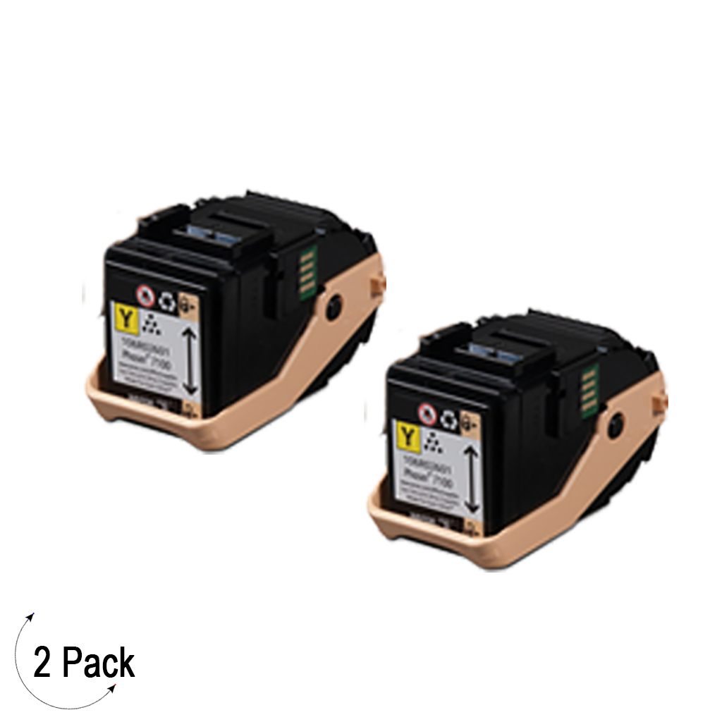 Compatible Xerox 106R02601 Yellow -Toner 2 Pack (106R02601)