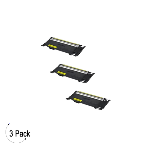 Compatible Samsung CLT Y407S Yellow -Toner 3 Pack  (CLT-Y407S)