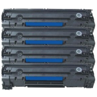 Compatible HP 85A Black -Toner 4 Pack (CE285A)
