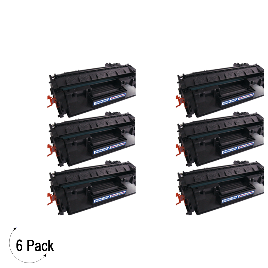 Compatible HP 80X Black -Toner 6 Pack (CF280X)