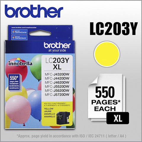 Brother LC 203 Yellow -original Ink