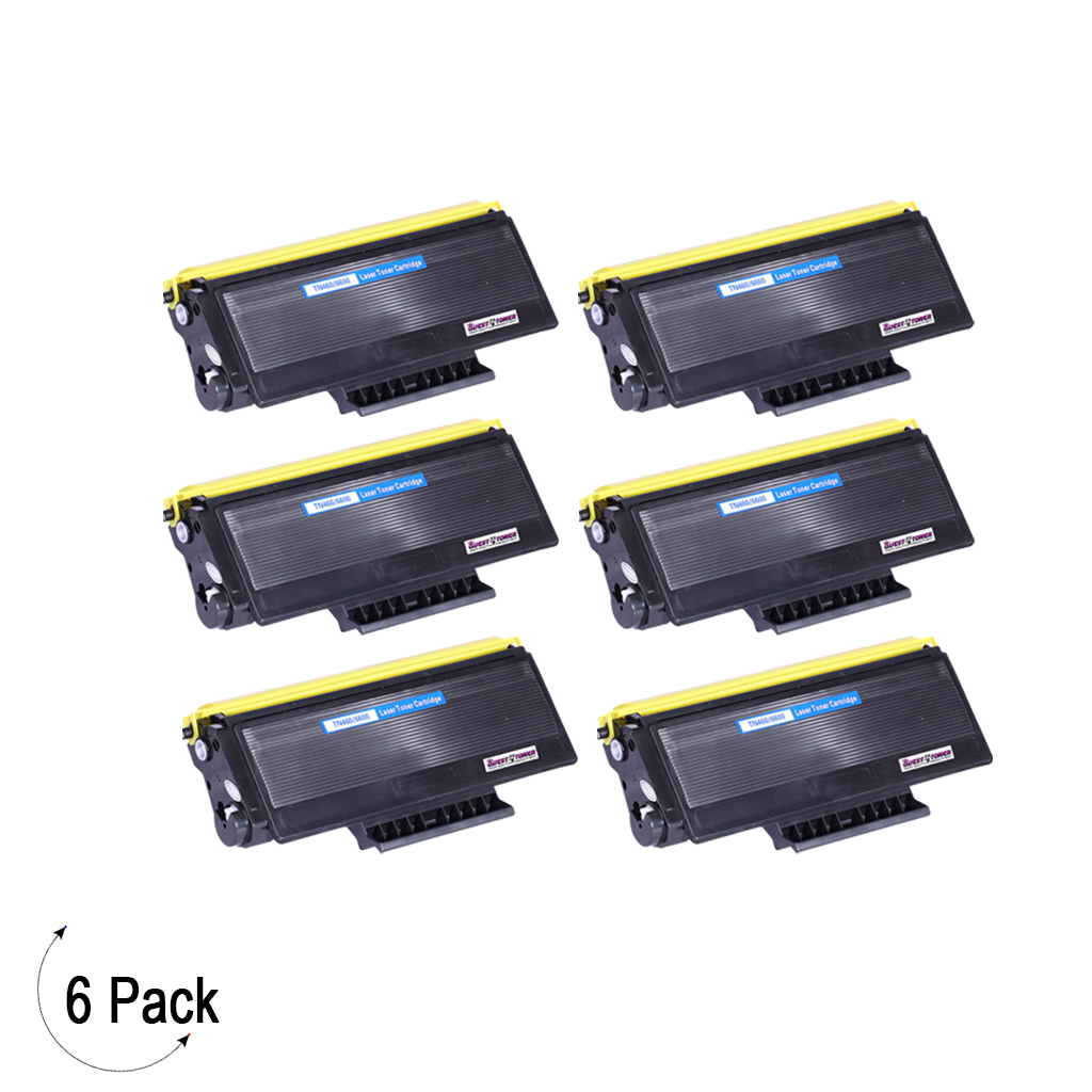 Compatible Brother TN-460 Toner 6 Pack